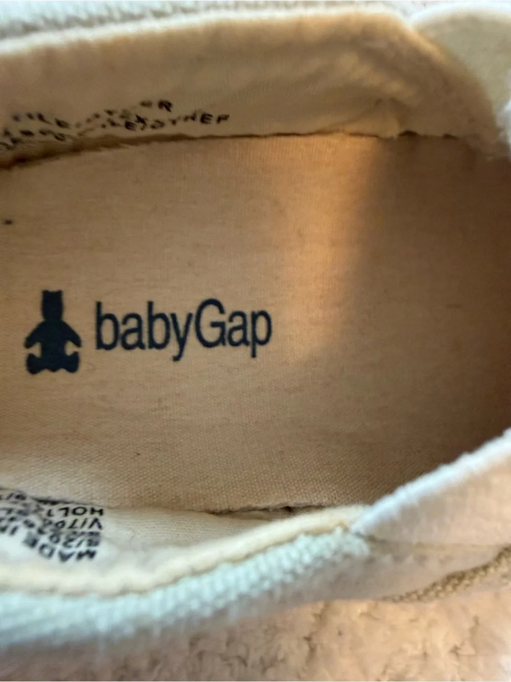 GAP Navy Slip-On & Plaid Baby Shoe Set with Light Gray Pair